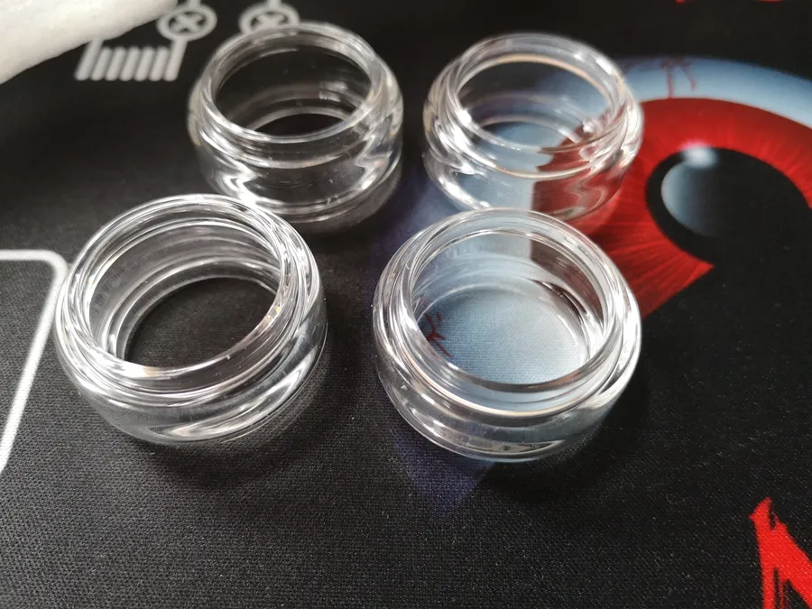 Stick V9 Max Erweitertes Pyrex-Glasrohr, Fat Boy, konvex, klare Farbe, Ersatzhülse, Glühbirne, Blasenröhren, passend für Stick V9 Max Tank