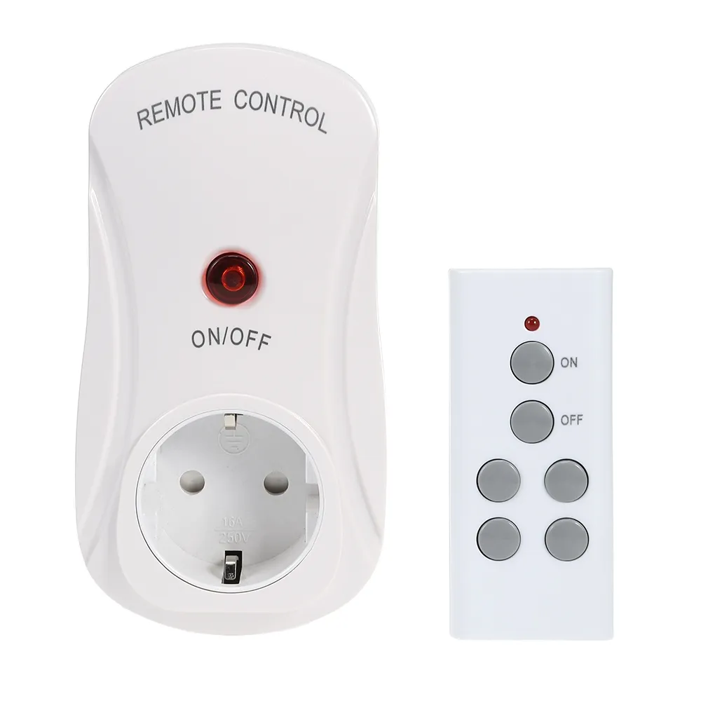 Uso Doméstico Interruptor de Controle Remoto Sem Fio Socket terno para controle de casa inteligente, escritórios, fábricas, controle inteligente residencial, etc.