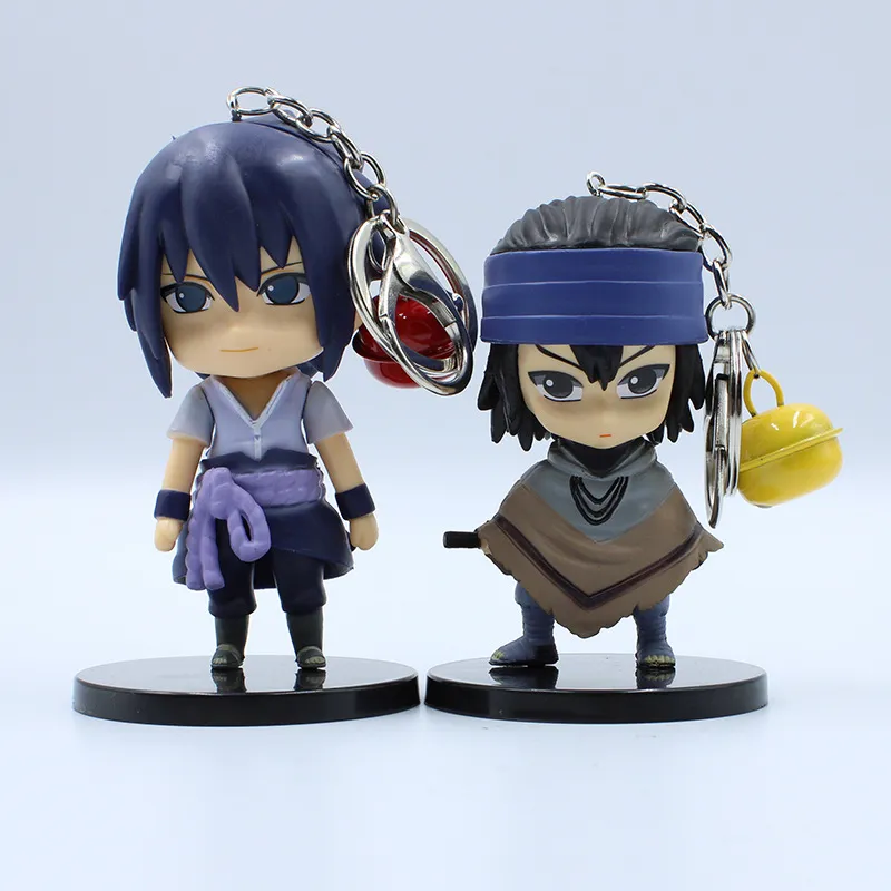 Mini Figuras Chave Anel Naruto Toy Sasuke Kakashi Gaara Chaves Cadeia Com  Sino Pequeno Pingentes Fivela Dos Desenhos Animados 5 75qqa O1 De $9,61