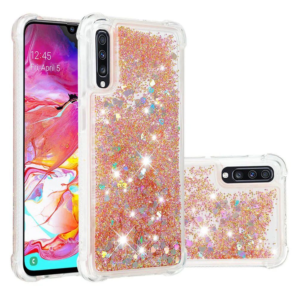 Yichxu Cover per Samsung Galaxy A34 5G Custodia Glitter TPU Silicone