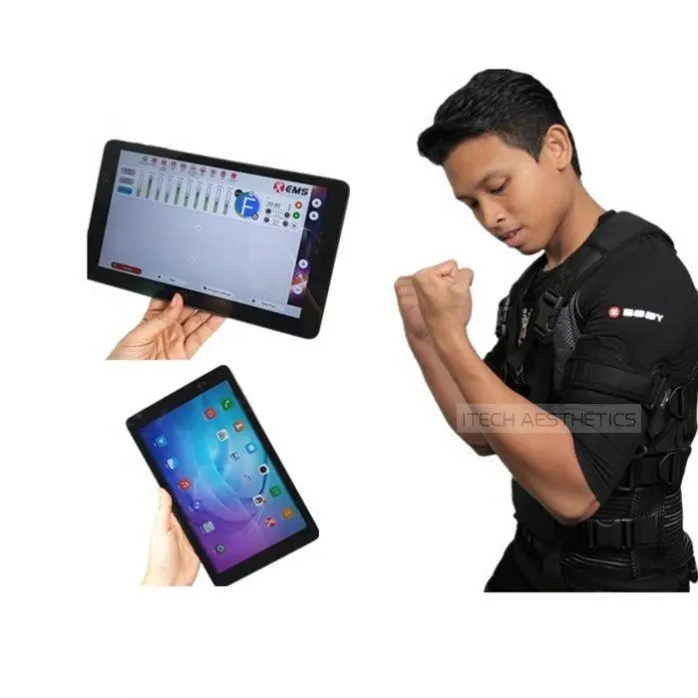 Neues Produkt EMS Xbody Machines Muskel-Elektrostimulator EMS-Gerät EMS-Schönheitsgerät mit App-Tablet