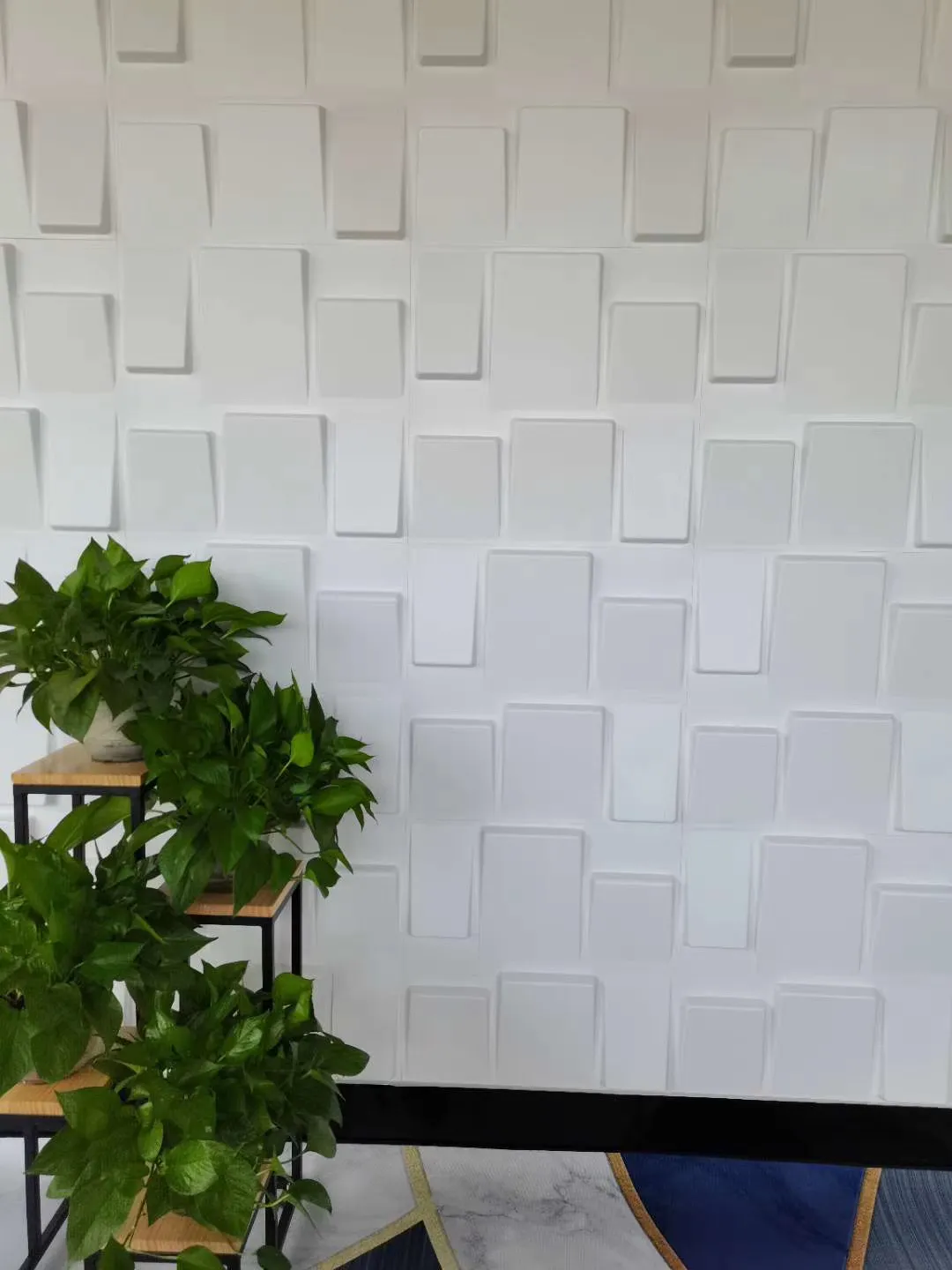 Spa 50*50cm Wall Panel Decorative Decorative 3D Wall Panels Plant Fiber
