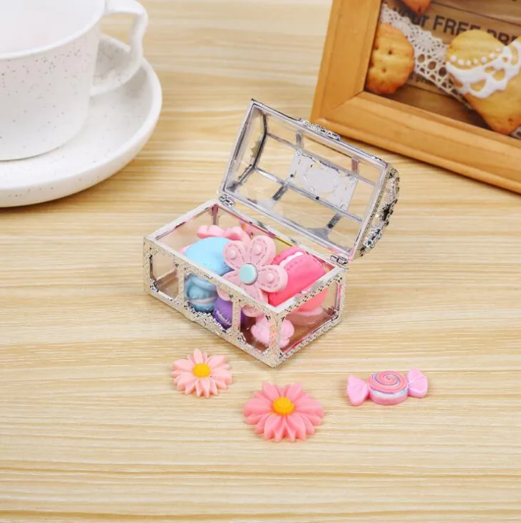 BENECREAT 10 PZ Scatola Portaoggetti in PVC, Forniture per Imballaggio Regalo di Caramelle da 10x10x25 cm, Scatole di Plastica Rettangolari per Matrimonio, San Valentin, Confezione Regalo