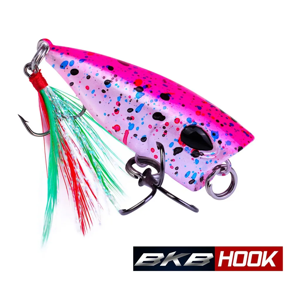 Ultralight Mini Popper Trout 3d Printed Fishing Lures Set 4.3cm, 4g  Topwater Bait From Jetboard, $4.93