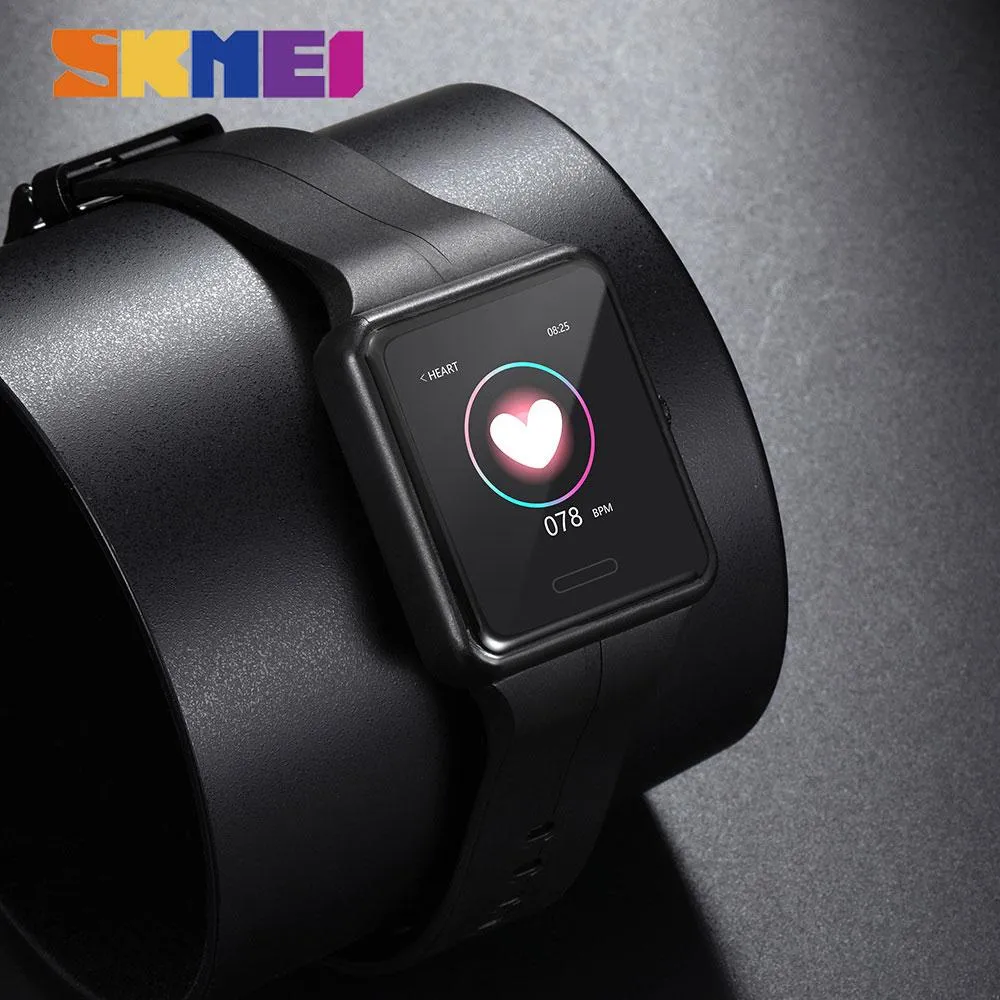 Men s Smartwatch SKMEI Sport Bluetooth Smart Watch Fitness Tracker Watch with Sleep Monitor Colorful Smartwatch for Android and IOS Phone W37 2024