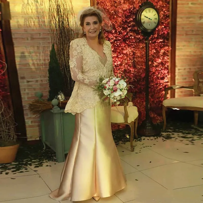 estar Múltiple sostén 2019 Madre De La Novia Vestido Con Chaqueta De Encaje De Manga Larga De La Manga estar Múltiple sostén 2019 Madre De La Novia Vestido Con Chaqueta De Encaje De Manga Larga De La Manga