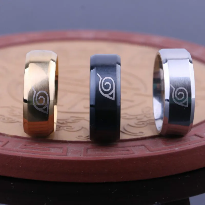 Anello Naruto di alta qualità 2019, fornitori di anelli in acciaio inossidabile in porcellana, anello in acciaio a buon mercato, anelli, anello Naruto