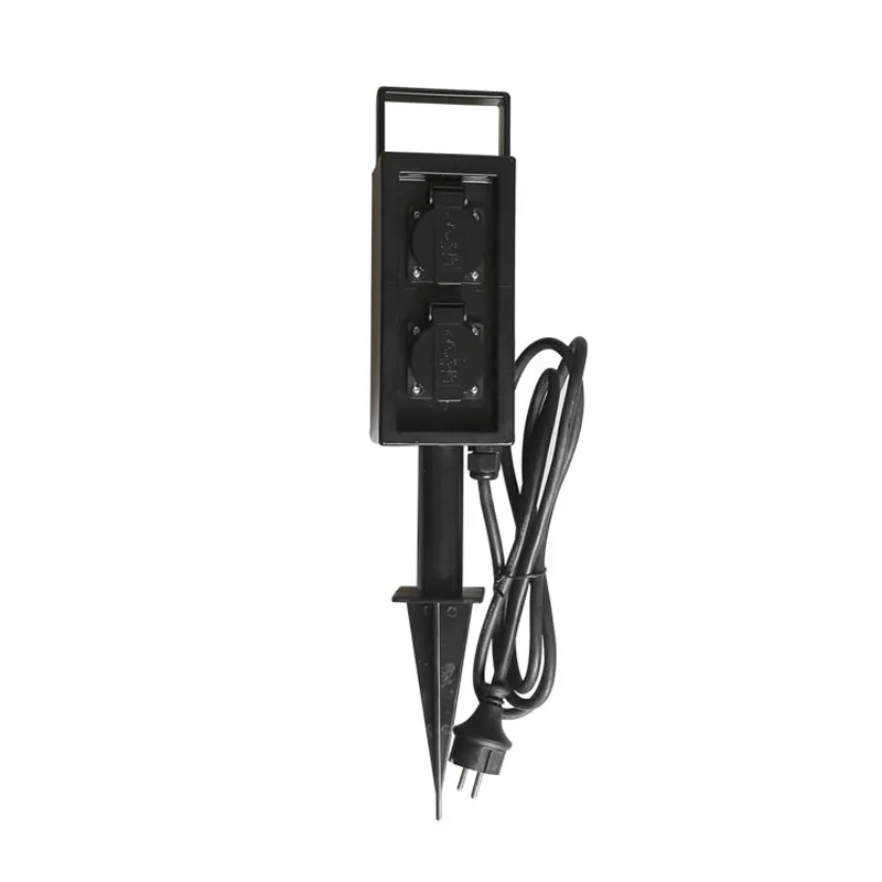 10A AC250V Outdoor Garden In-Ground Lawn Insertion Electrical Power Cocksets Outlet Waterproof