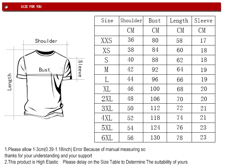 T?XXS-6XL