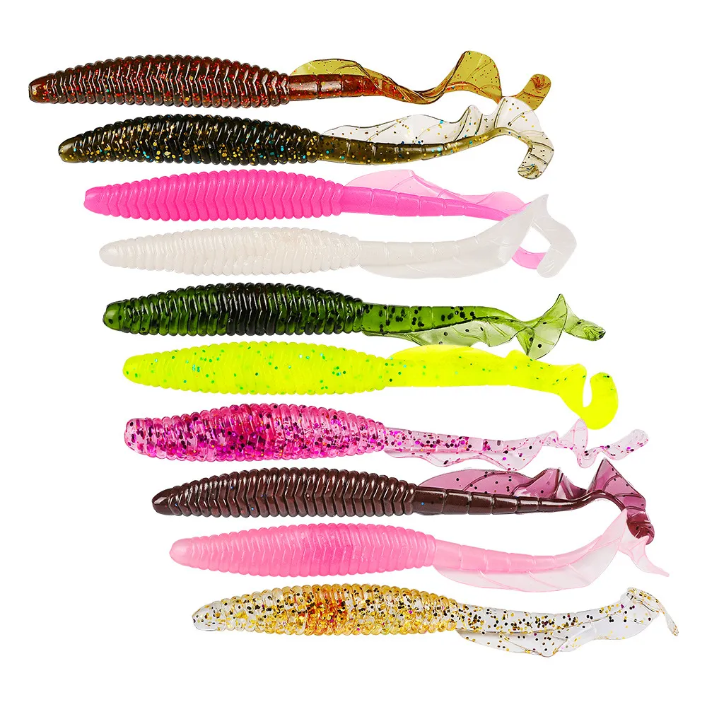New Ned Rigs Missile Baits Bomb Shot Worm 15.5cm 7g Rubber Ribbed Body  Slightest Swing Tail Fishing Lure From Rainbowjack, $3.12