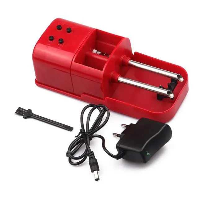 double cigarette smoker 8mm Red Double Tube Electric Cigarette Maker... From Dbg232323, $18.28