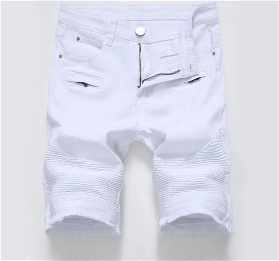 Pantaloncini bianchi hotsell strappati