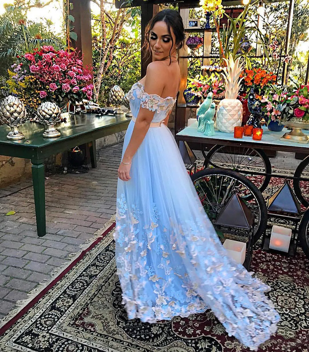2020 Sexy Prom Dresses Off Ramię Dubaj Arabski Formalny wieczór Party Nosić linię Plus Size Saudi Arabia Sukienka