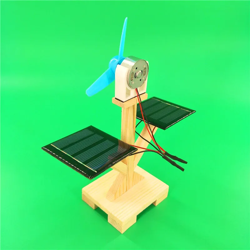 Großhandel Solarventilator DIY-Technologie kleine Produktionsmaterialien einschließlich Grundschüler wissenschaftliches Experiment handgefertigt t