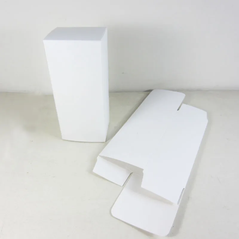 Biały Papierowe Pudełka do opakowań Papieru Papierowe pudełka kartonowe Olejowe pudełka Butelki Olejowe Rozmiar 7.5 * 6 * 17cm