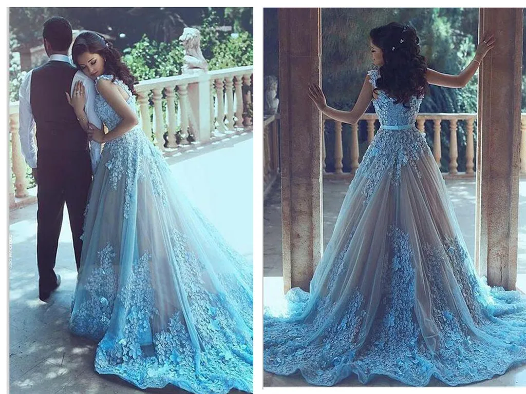 Uma linha de tule apliques de renda Zuhair Murad vestido de convidado de casamento de luxo do vintage com miçangas 2019 nova chegada tapete vermelho vestidos de celebridades