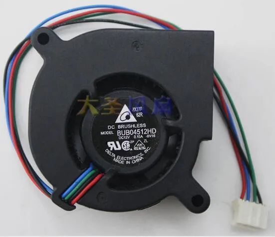 Atacado: original Delta BUB04512HD-BV16 12V 0,15A ventilador de resfriamento de turbina de projetor de quatro fios