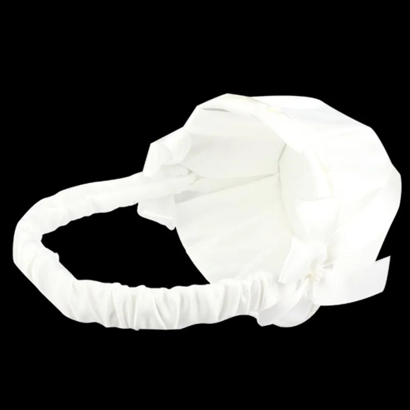 Panier de fleur de fleur pour la cérémonie de décoration de décoration de mariage Bowknot panier de mariage Case de rangement de fleurs fournitures blanc6116734