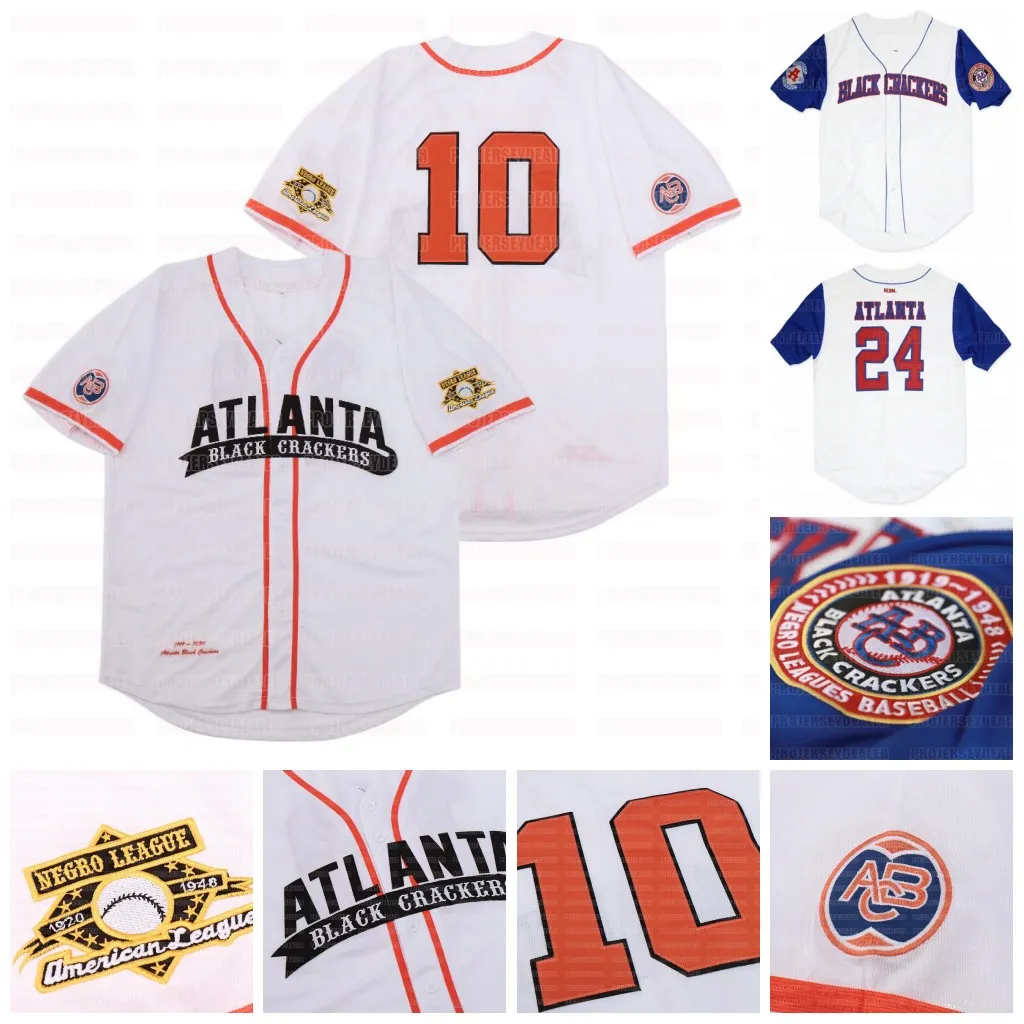 Big Boy Atlanta Black Crackers Custom NLBM Negro Leagues Baseball Jersey Stiched Name Stiched 