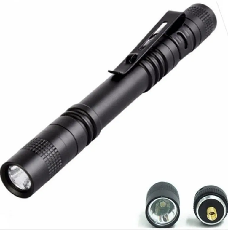 mini pen clip Flashlight pocket led penlight Waterproof multifunction medical Torch Lamp outdoor sports hiking Fishing camping Pen torch