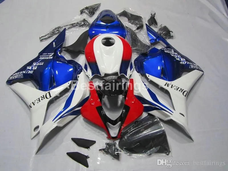 Wtrysk Mold Wysokiej Jakości Włoszenia dla Honda CBR 600RR 09 10 11 Biały Blue Red Bodywork Wording Kit CBR600RR 2009 2011 2011 XS42