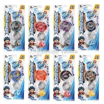 Nowy TOUPIE Beyblade Burst Beyblades Metal Fusion z Color Box Gyro Desk Game Game for Children Prezent BB812 bez wyrzutni Dhlshipping