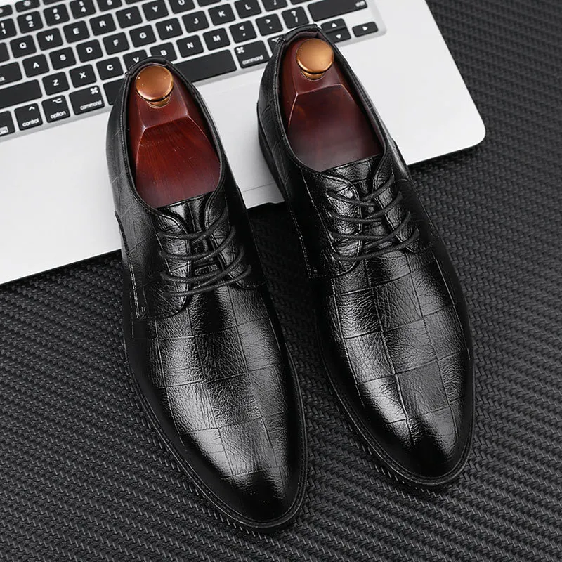 Оксфорд мужские бизнес обувь кожа платье офис обувь для мужчин свадебные туфли мужская парикмахерская с Zapatos де хомбре де Moda формальные Zapatos хомбре