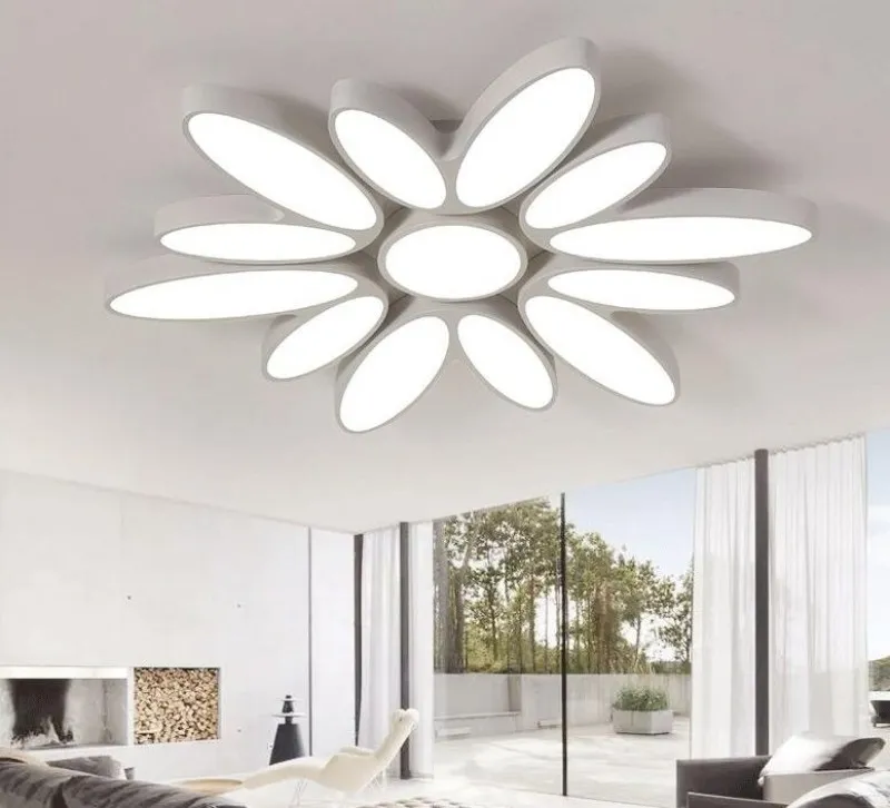 Moderne LED Woonkamer Plafondverlichting Eenvoudige nieuwigheid Acryl lichten Creatieve Kinderen Slaapkamer Fixtures Eetkamerkamer Myy