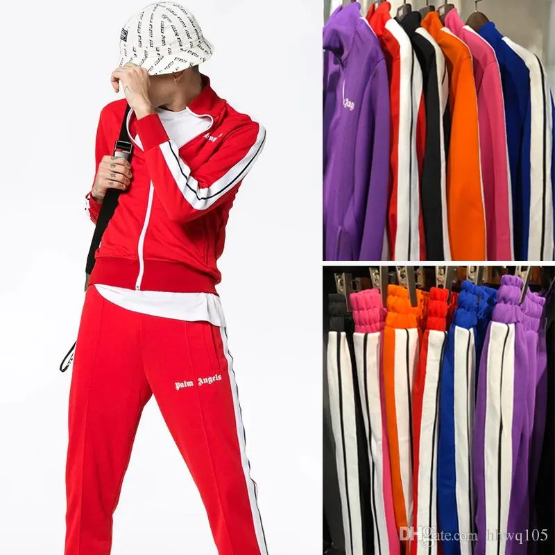 New Palm Angels Tracksuit Men Women Vintage Sports Sweatsuit Fashion  Striped Jacket Pants Sportswear Jogging Gym Sweat Suits PXG1025 From  Buynew88, $71.5 | DHgate.Com