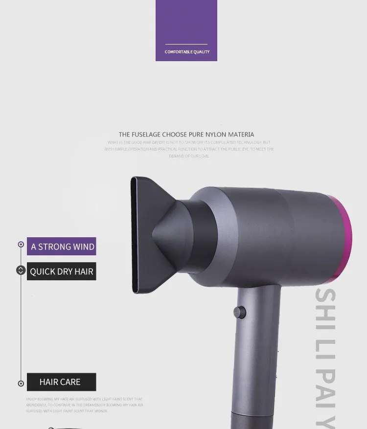 DHgate Top Rated Electric FELICIA Salon Grade Blow Dryer for Quick Hair Drying Hair Products