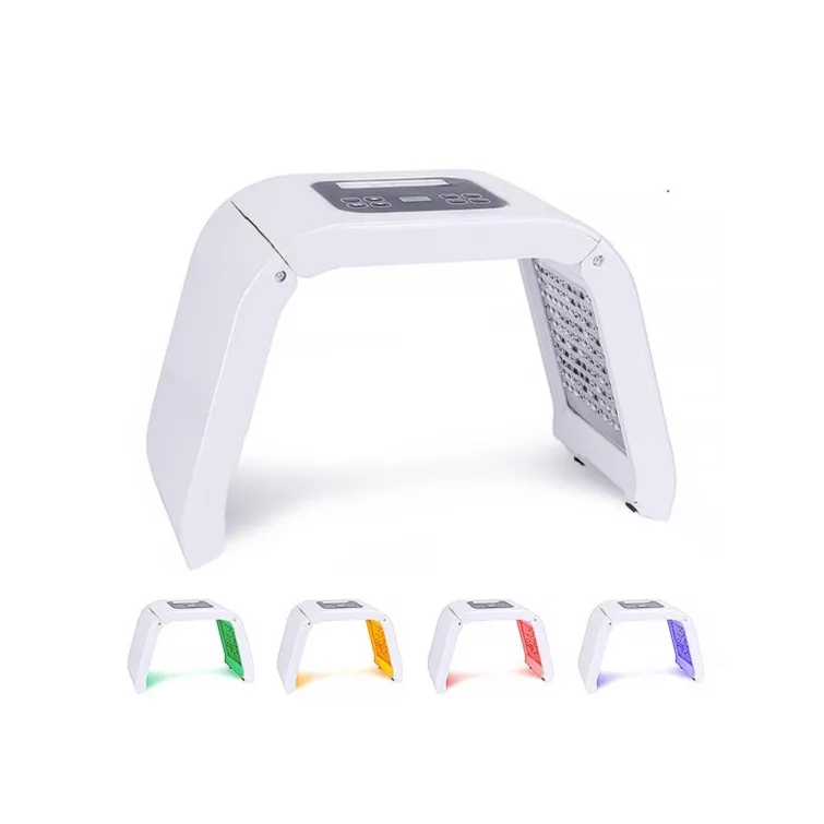 NOUVEAUTÉ LED Photon Therapy 4 Couleurs Traitement de la lumière Beauté du visage Soins de la peau Rajeunissement Masque de potothérapie PDT Traitement de l'acné machine de beauté