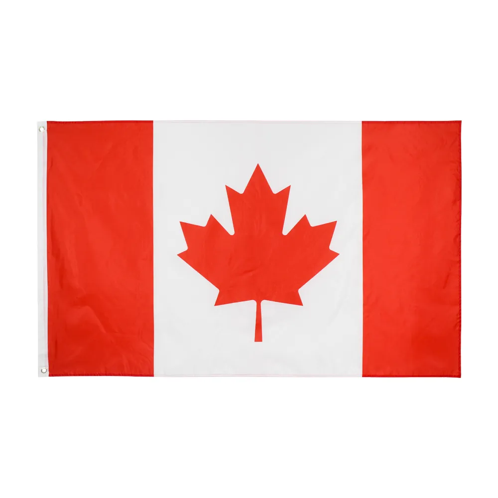 1 pcs Canada Flag 90*150cm / 3*5 FT Big Hanging Italy National Country Flag Canadian Banner Used For Festival Home Decoration