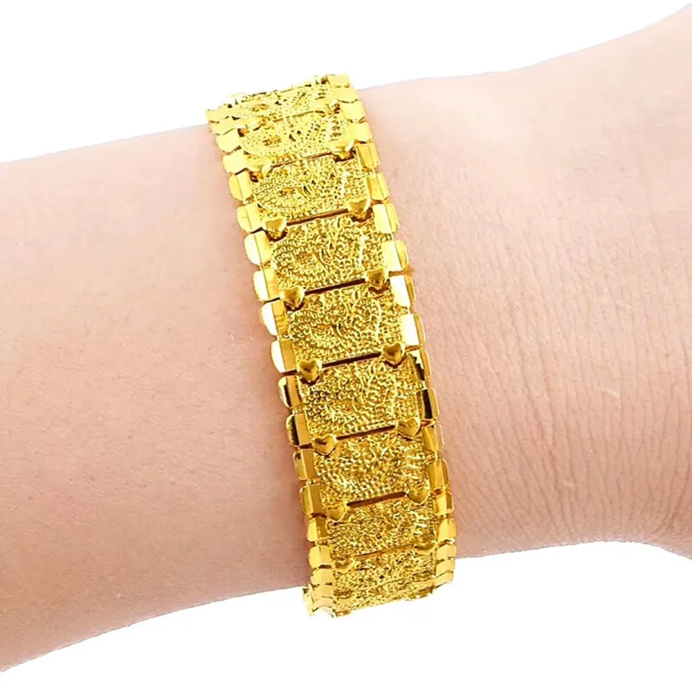 22K Yellow gold Men's Bracelet Beautifully handcrafted diamond cut design  146 | eBay