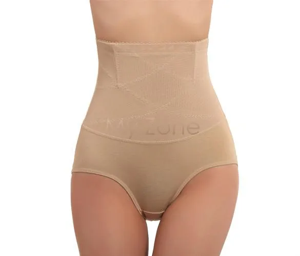 Gros-Femmes Body Shapewear Abdomen sans couture en bref culotte de sous-vêtements taille inférieure Cincher ventre contrôle ceinture culotte 3 tailles 30