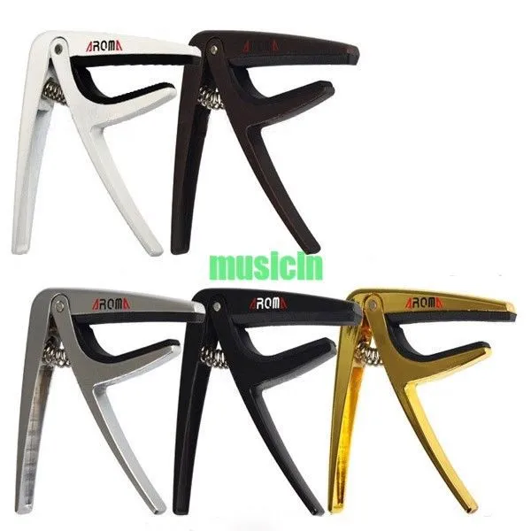 Naomi Aroma AC01 Guitare Capo Aroma Premium Metal Capo ACOUSTIQUE ÉLECTRIQUE GUITARE TRIGGER