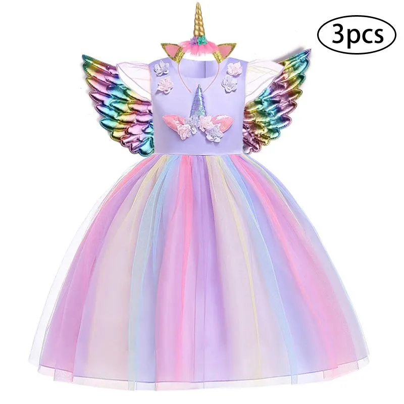 open lace back dress Unicorn Birthday Decorations for Girls Kit – Rain Meadow