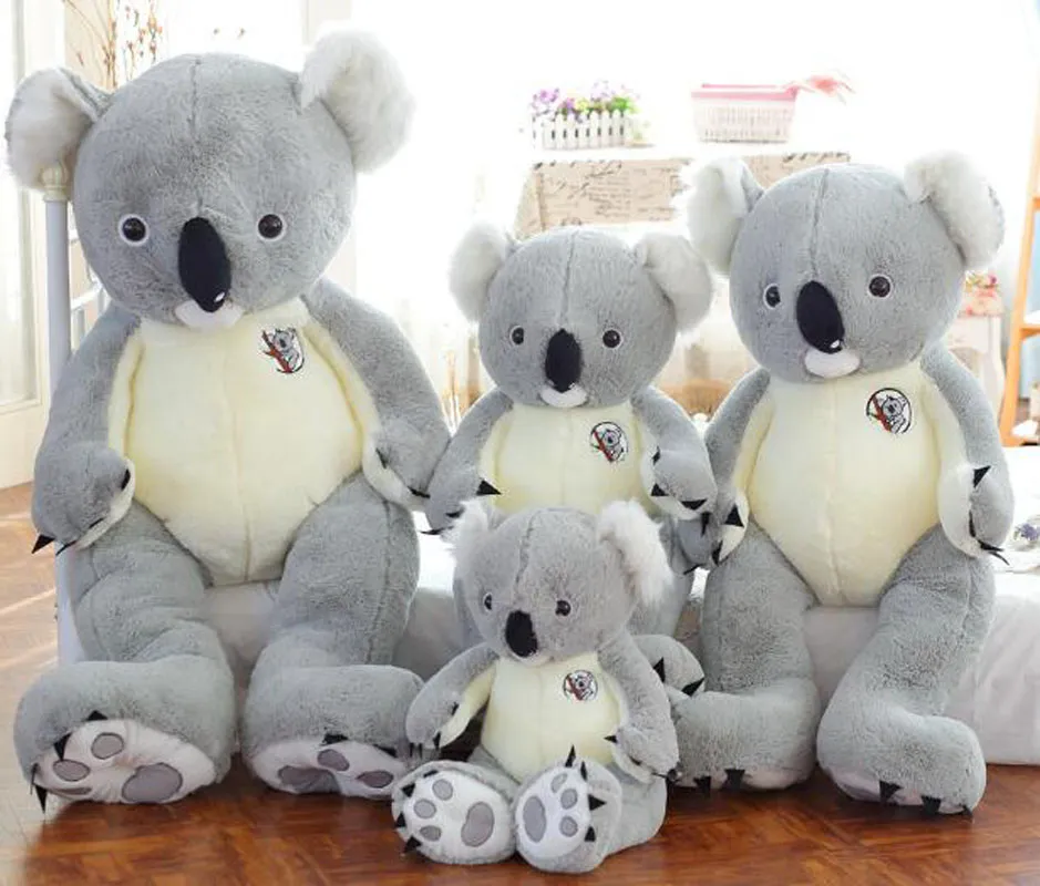 Fluffy Cuddly Giant Huge Plush Koala Bear Stuffed Animals Toys Pillows  Cushion Birthday Gifts For Girls Boys Kids Girlfriend 70 90 120cm From  Smilesky1, $37.63