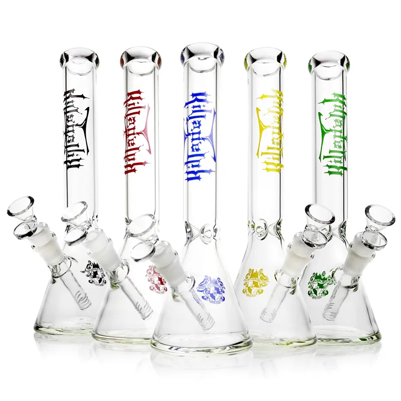 bong beaker bong Killadelph thick glass water pipes 12'' water bong for herb heavy heady bong with 14mm joint bong