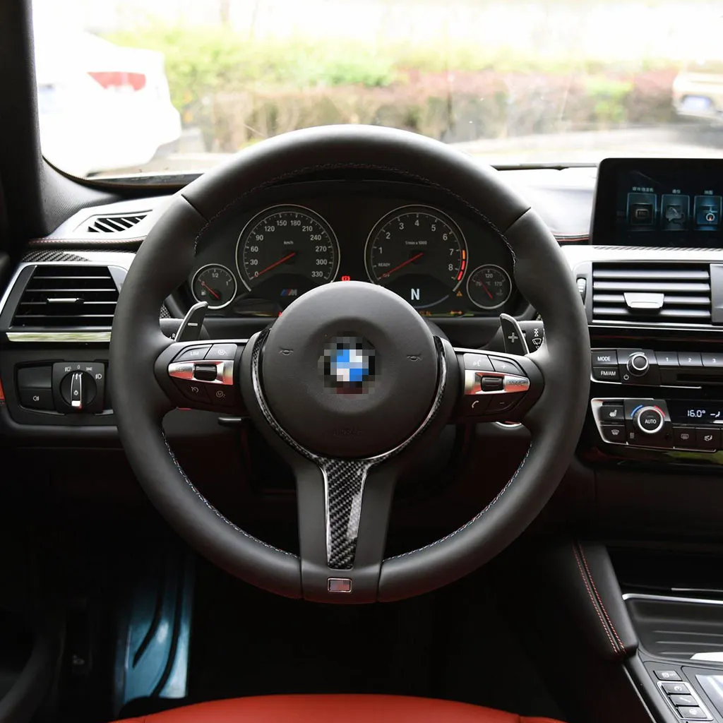 BMW Interior Accessories Carbon Fiber Steering Wheel Inner Trims Carbon  Composite Parts for BMW 1 Series F20 M-Sport 2015-up