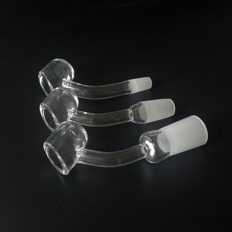 Vente en gros DHL Accessoires pour fumeurs gratuits 45 Bangers à quartz à 90 degrés 4 mm d'épaisseur 10 mm 14 mm 18 mm Femme Homme Banger DGCQ05-10