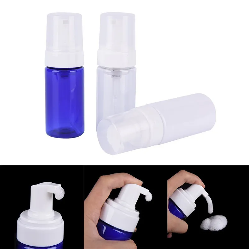 100ml Travel Foamer Bottle Empty Plastic Foam Pump Bottle Liquid Foaming Containers Vial Dispenser Jar For Hand Wash Soap Cream