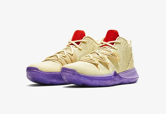 Preschool Kyrie 5 SpongeBobs Kids Grade School Basketball Shoes