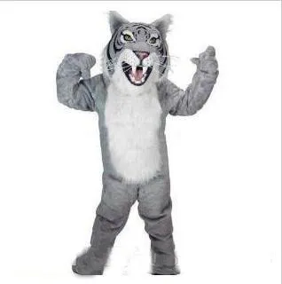 2018 Hot Sprzedaż Profesjonalny Niestandardowy Bengal Tiger Cat Maskotki Kostium Kostium Kostium Halloween