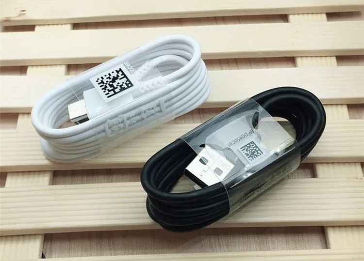 Cavi originali di qualità OEM da 1,2 m 4FT Caricabatterie a ricarica rapida Cavo USB Tipo C Tipo-C per Galaxy S8 S9 S9 + S10 S20 S21 S22 Plus Note 8 9 Telefoni Android