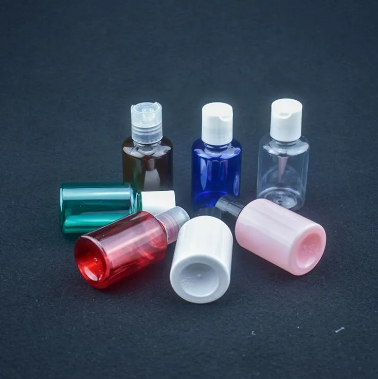 50ml PET Packing Bottles Hand Sanitizer Empty Bottle with Flip Cap Travel Essential Oil Makeup Containers Refillable Bottles CCA12057 300pcs