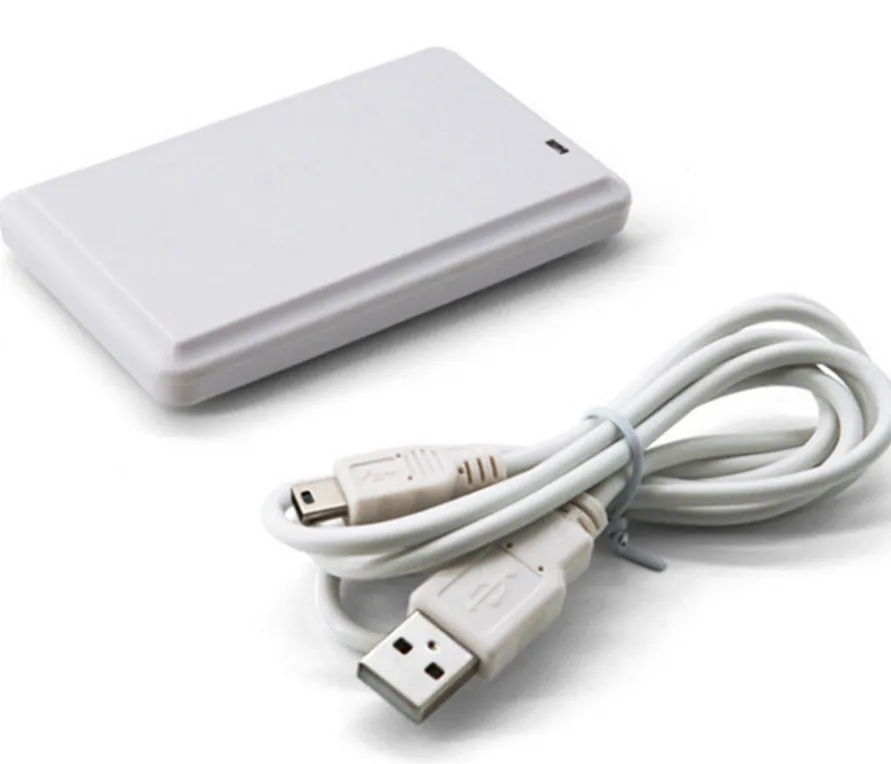 USB RFID smartkortläsare 125kHz ID-kortläsare för TK4100 EM4100,13.56MHz IC-kortläsare för F08 S50 S70 för åtkomstkontrolldörrlås