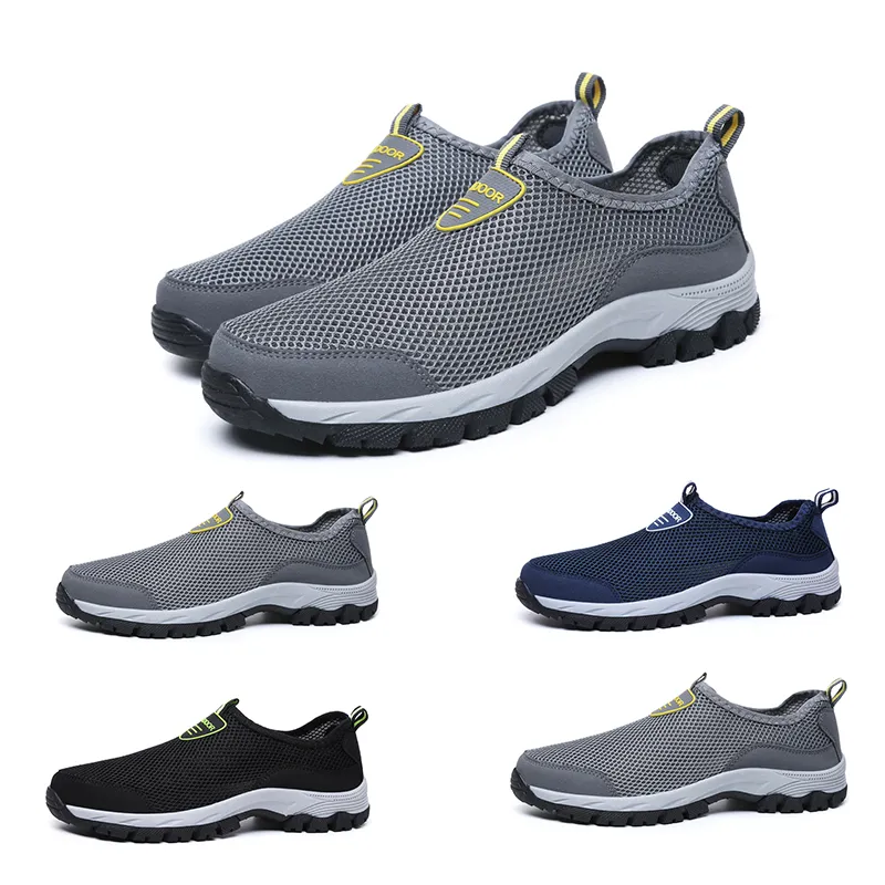 Оптовые летние дышащие кроссовки для мужчин, кроссовки для бега на открытом воздухе, спортивные кроссовки Домашний бренд Сделано в Китае, размер 39-44