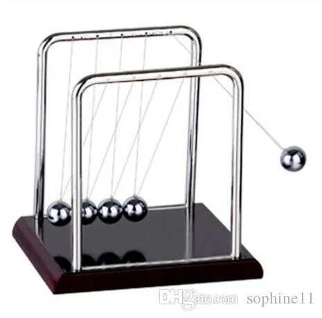 Early Fun Development Desk Toy Gift Newtons Cradle Steel Balance Ball Physics Science Pendulum Miniatures Home Decoration