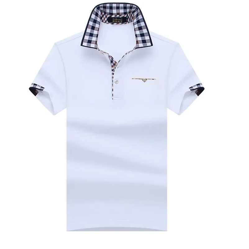 2018 Polo Men Shirt Mens Short Sleeve Solid Shirts Camisa Polos Masculina Casual Cotton Plus Size 7xl 8xl 10xl Tops Tees C19041501 From 8 68 DHgate