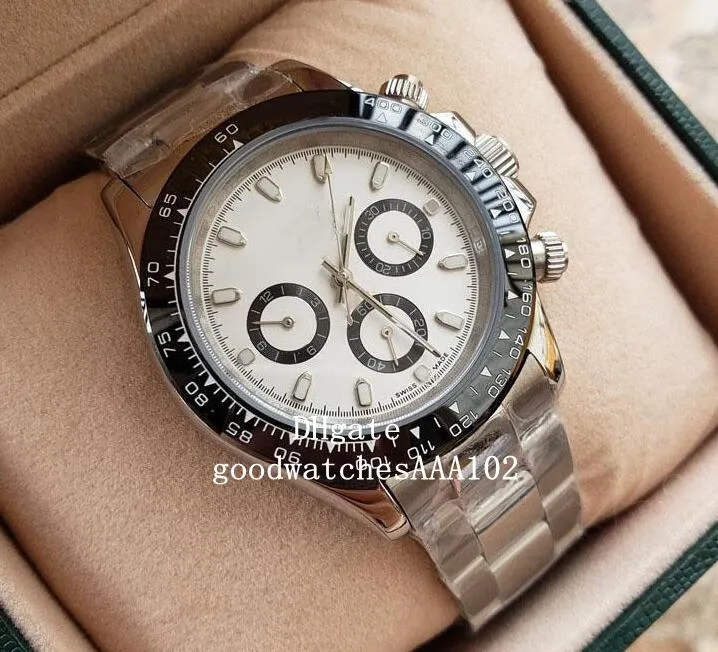2021 роскошные часы BP Factory Cal.750 Движение 40 мм Сапфировый стеклянный хронограф Автоматические мужские часы
